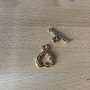 Inchizatoare toggle aurie -18x14mm