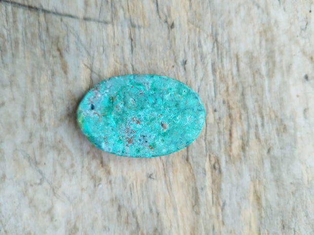 Cabochon masiv crisocola, 42x26x7 mm