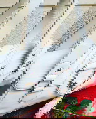 Poseta vintage din piele naturala