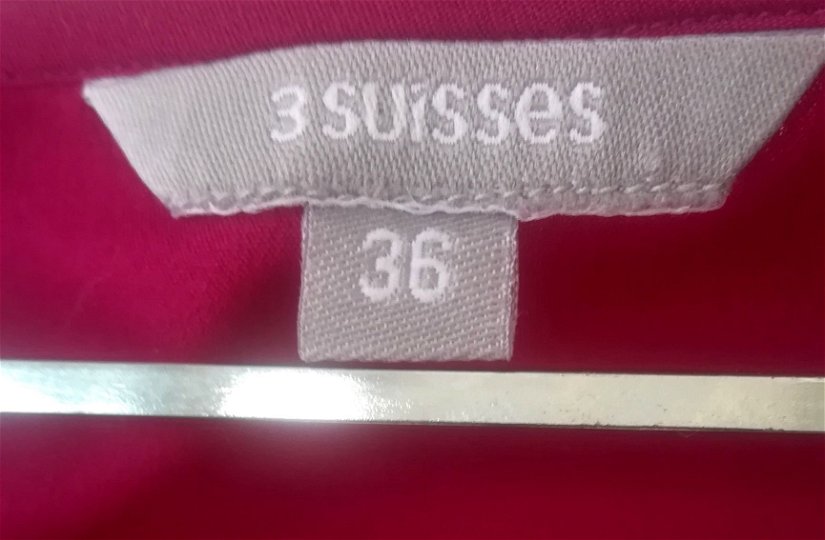 Bluza violet magenta cu jabou , 3 Suisses , 36