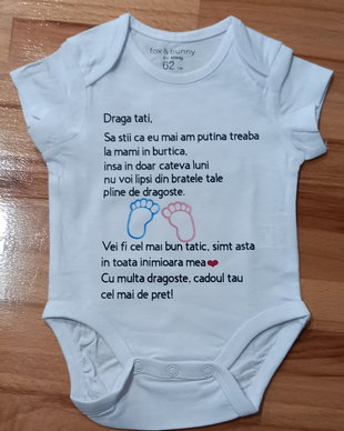 Body bebe personalizat