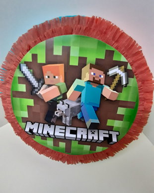 Piñata piniata Minecraft