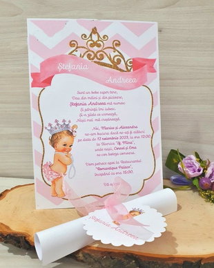 Invitatie Botez Printesa