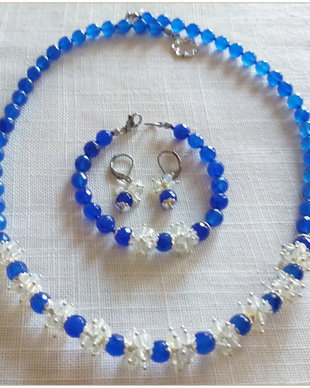 SET- AGATE FATETATE ALBASTRE SI OPALIT
