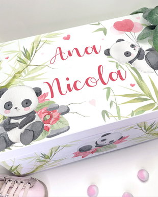 Cutie Amintiri Personalizată - Panda