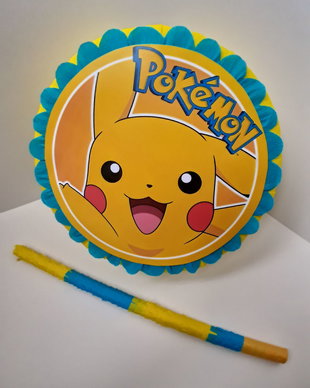 Pokemon Pikachu piñata piniata +băț