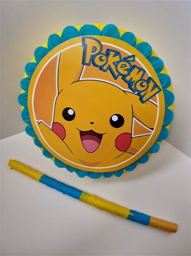 Pokemon Pikachu piñata piniata +băț