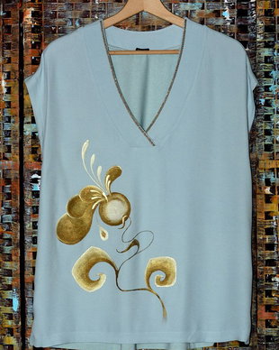 Bluza pictata manul, unicat