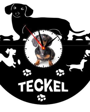TECKEL-ceas de perete(personalizabil)