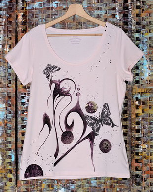 Tricou pictat manual, unicat, Joy Collection