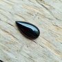 Cabochon agata neagra, 30x15 mm