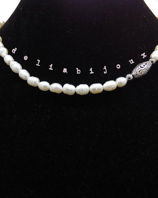 Colier handmade unicat - perle (cod820)