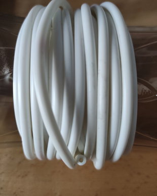 SNUR SILICON ALB - 4 MM (50CM)