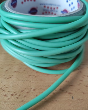 SNUR SILICON VERDE - 4 MM (50CM)