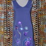 Rochie pictata manual, unicat