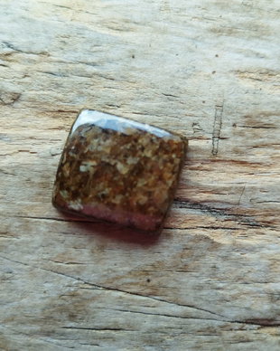 Cabochon bronzit, 20x19x5 mm