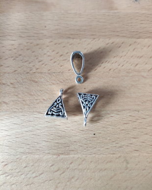 Agățătoare pandantiv - 15x10x6mm