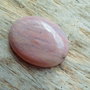 Cabochon rodonit roz, 40x30 mm