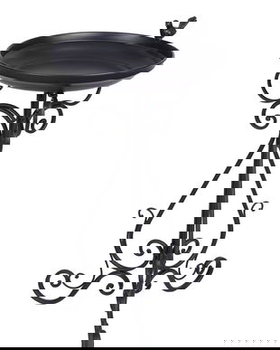 Suport ghiveci din fier forjat antik black