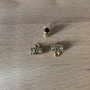 Agățătoare pandantiv aurie - 10x10mm