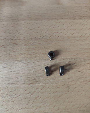 Agățătoare pandantiv bronz - 8x3mm