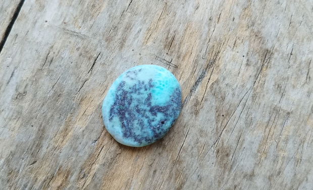 Cabochon larimar, 33x27 mm