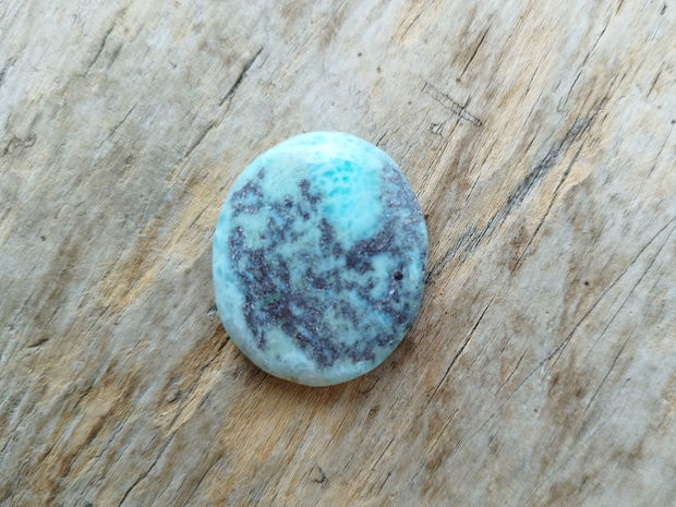 Cabochon larimar, 33x27 mm