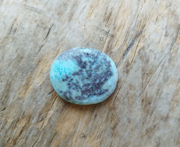 Cabochon larimar, 33x27 mm