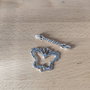 Inchizatoare toggle fluture - 28x24mm