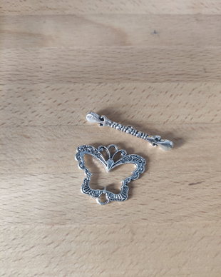 Inchizatoare toggle fluture - 28x24mm