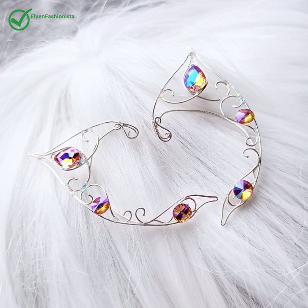 Cercei urechi de elf Rainbow