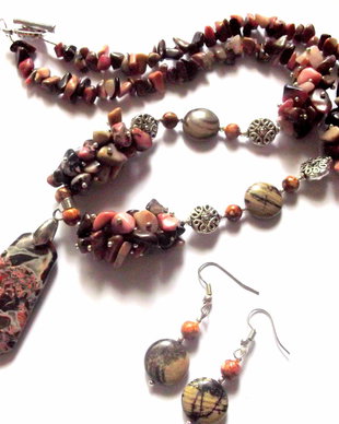set  cu rodonit si jasper 43348