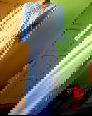 Haina de casa cu broderie