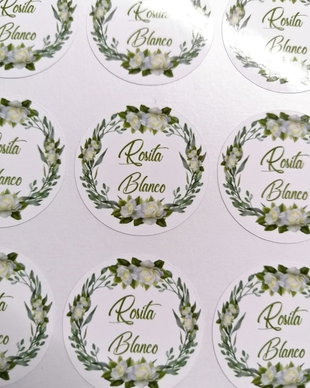 Etichete autoadezive personalizate nunta, botez
