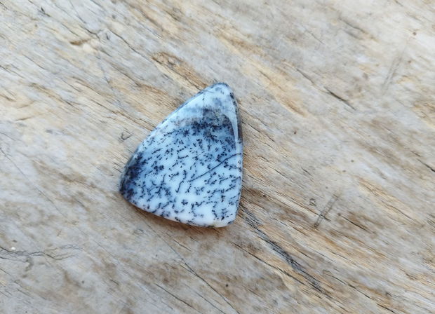 Cabochon opal dendritic, 38x28 mm