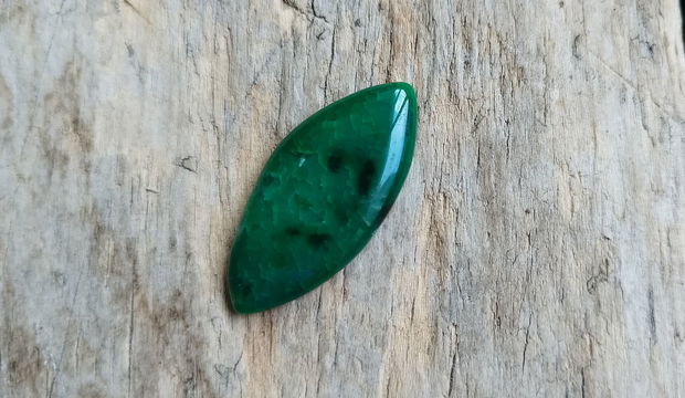 Cabochon agata, 38x19x6 mm