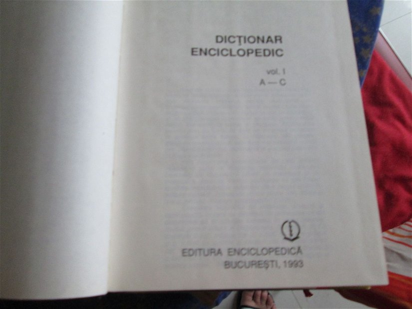 1993 Dictionar enciclopedic vol 1