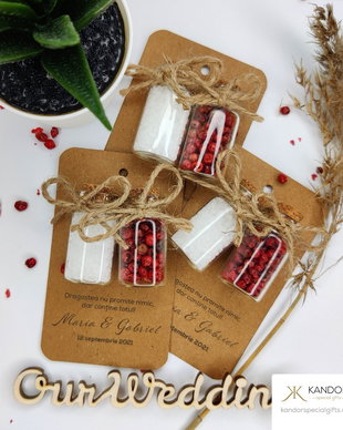 Mărturii sare şi piper, Kandor Special Gifts, handmade