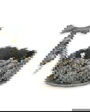 Suport sticla de vin cu tirbuson