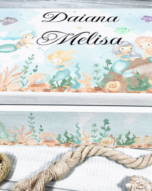 Cutie Amintiri Personalizată - Sirenele