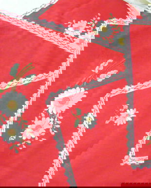 Nou/set 2 placemat 2 servete brodate