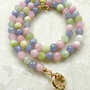 Colier CHOKER morganit