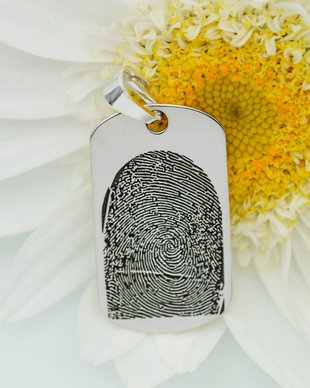 Placuta tip Army Personalizata / Amprenta / Argint 925