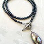 Colier CHOKER perle de cultura & perla Baroc