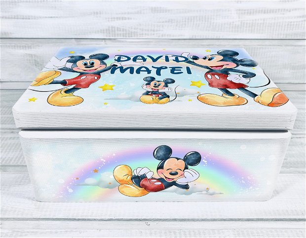 Cutie Amintiri Personalizată - Special Mickey Mouse