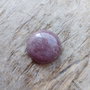Cabochon cuart strawberry, 25 mm