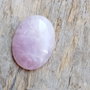Cabochon cuart roz. 40x30 mm