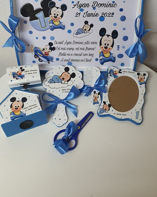 Set mot 7 accesorii mickey mouse