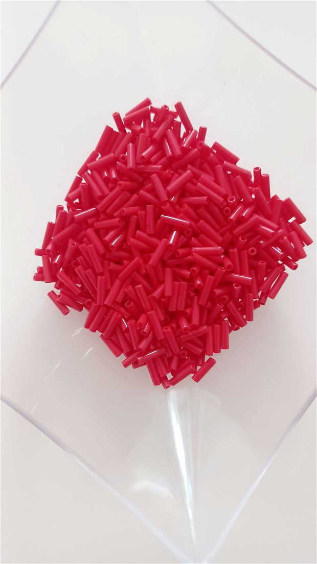 Miyuki Tubulare 6x1,7mm Opaque Dark Red, cod miyutub9 - 5g