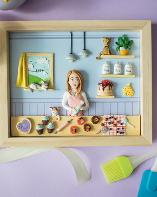 Ramă My Sweets | Ramă personalizată handmade | Lut polimeric